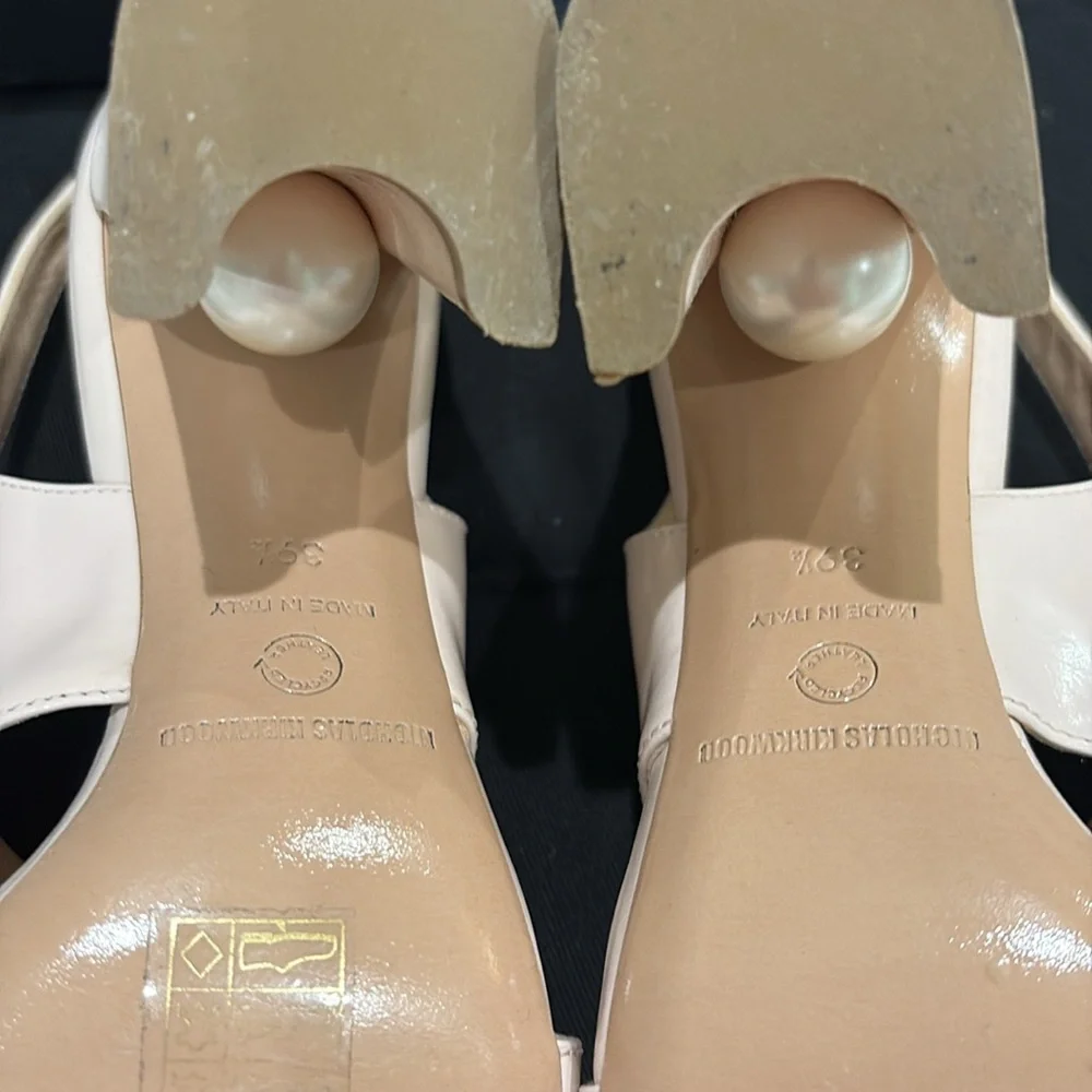 Nicholas Kirkwood Pink Cross Pearl Heels - Stunning!! 39.5